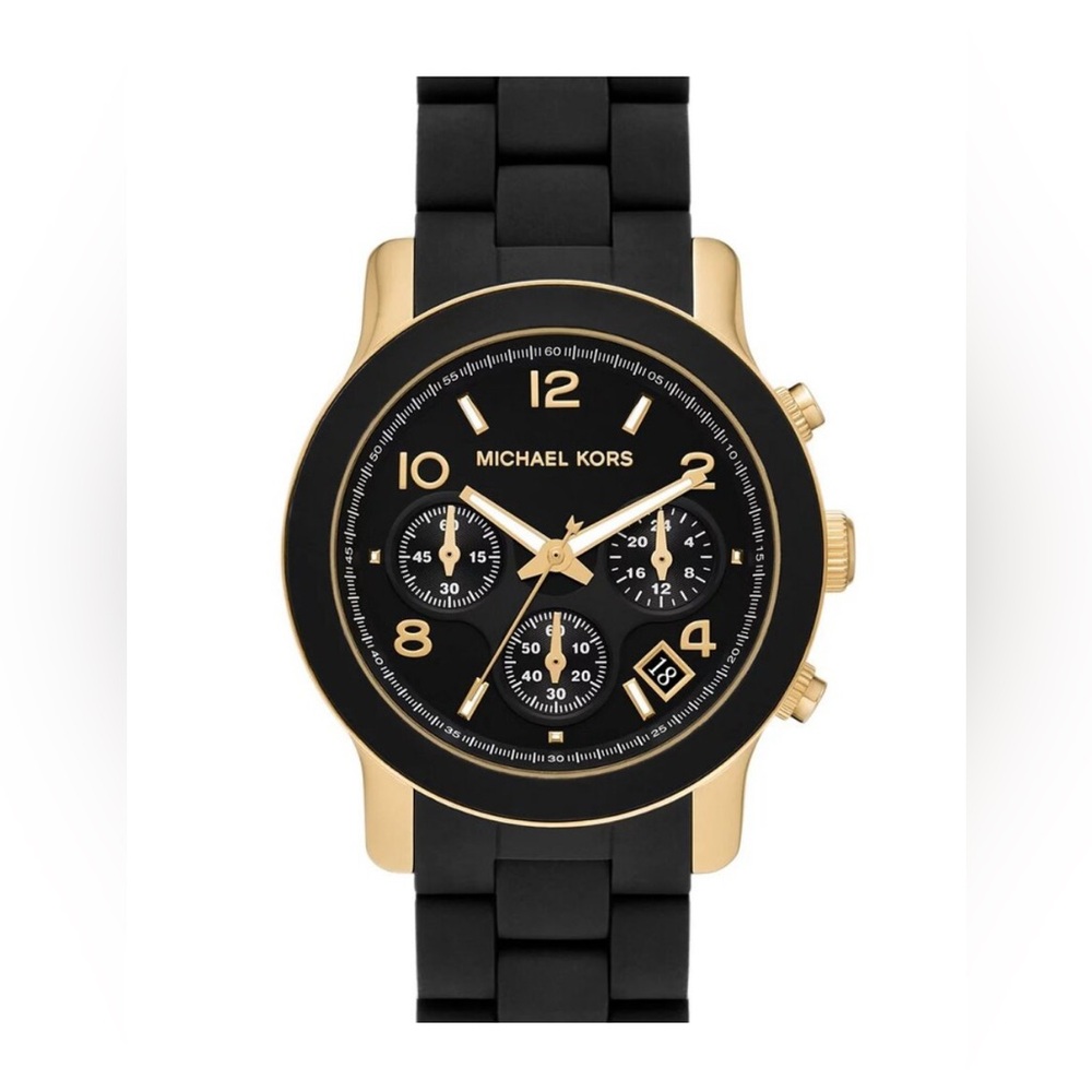 Michael Kors Black and Gold Watch